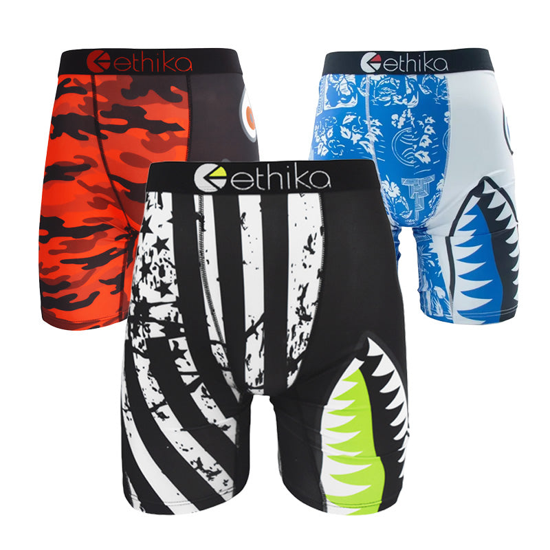 6Pcs/3Pcs ETHIKA Men's Boxer Briefs