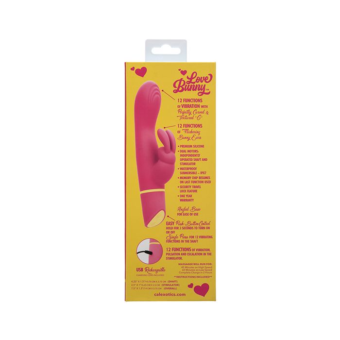 Love Bunny Vibrating "G" Bunny Vibrator - Pink