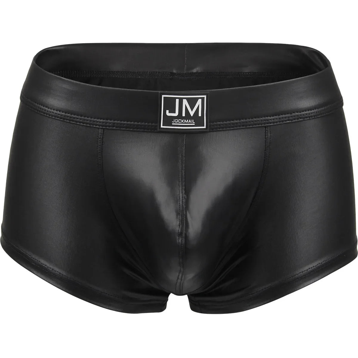 Mens Underwear Boxers Brief Sexy Male Underwear PU Leather Underpants Man Swim Trunk Men Underwear Boxer Shorts