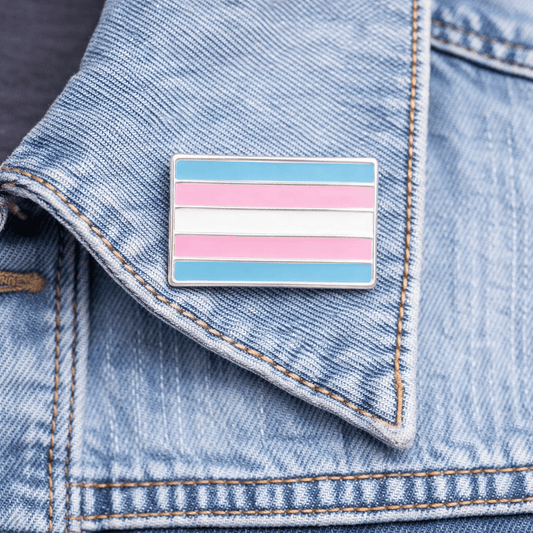 Transgender Pride Flag Pins | Rectangle LGBTQ Lapel Pins