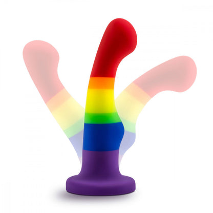 Blush Avant P1 Gay Pride Silicone Dong - Freedom