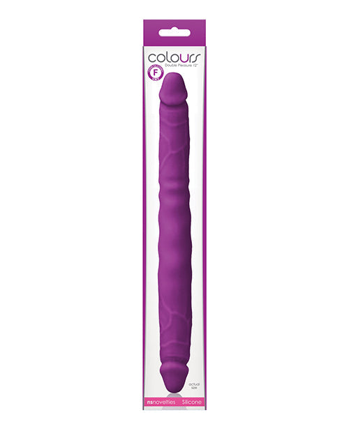 Colours Double Pleasure 12" Silicone Double Dong Purple