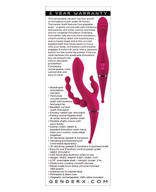 Gender X Four By Four Vibe - Burgundy