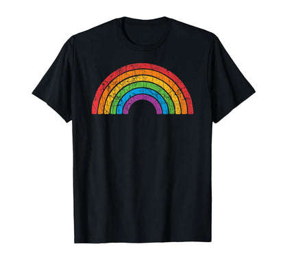 Lgbtq Rainbow Flag Gay Pride Lgbt T-Shirt - Unique Graphic Unisex