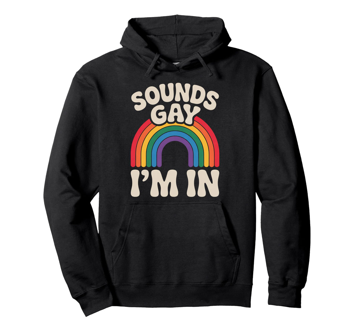 Lgbtq Pride Month Gay Rainbow Flag Sounds Hoodie - Graphic Print Unisex