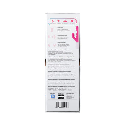 Lovense Nora Rotating Head Rabbit Vibrator - Pink