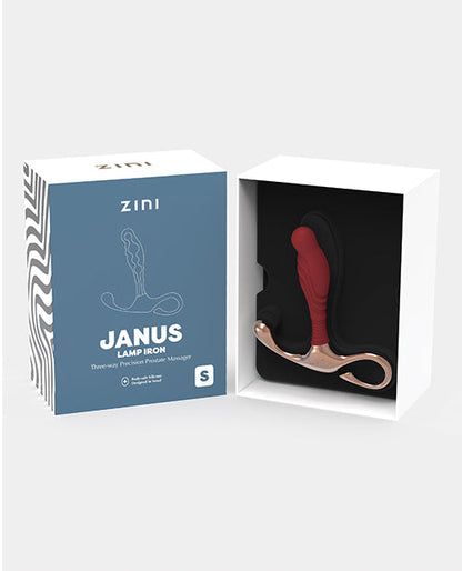 Zini Janus Lamp Iron Prostate Massager - Small Maroon