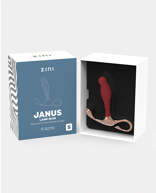 Zini Janus Lamp Iron Prostate Massager - Small Maroon