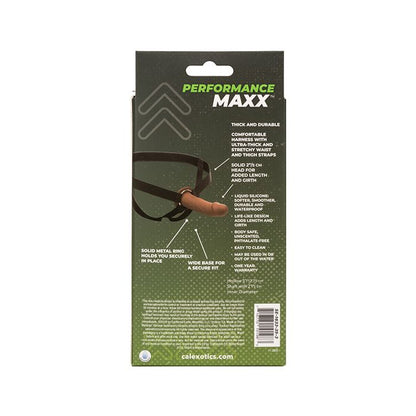 Performance Maxx Life-Like Penis Extension with Harness Brown