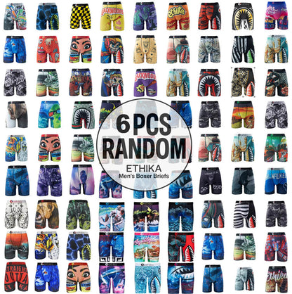 6Pcs/3Pcs ETHIKA Men's Boxer Briefs