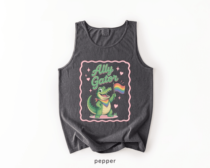 Ally Gator LGBTQ Tank Top | Pride Ally Graphic Tank