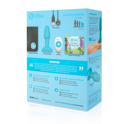 b-Vibe Petite Rimming Plug - Teal