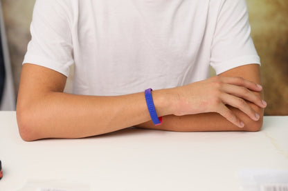 Bisexual Flag Colored PRIDE Silicone Bracelets