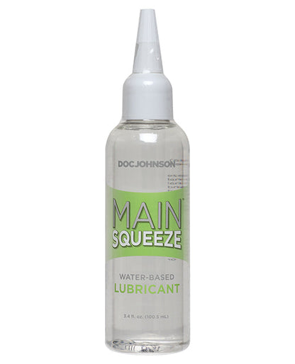 Main Squeeze Water Based Lube - 3.4 oz