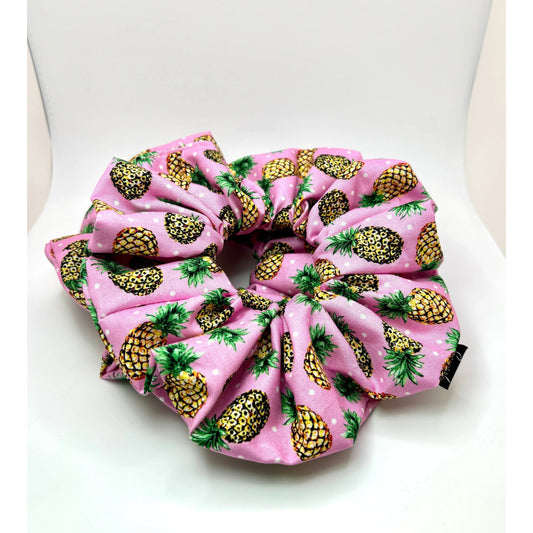 Pink Pineapple Scrunchie
