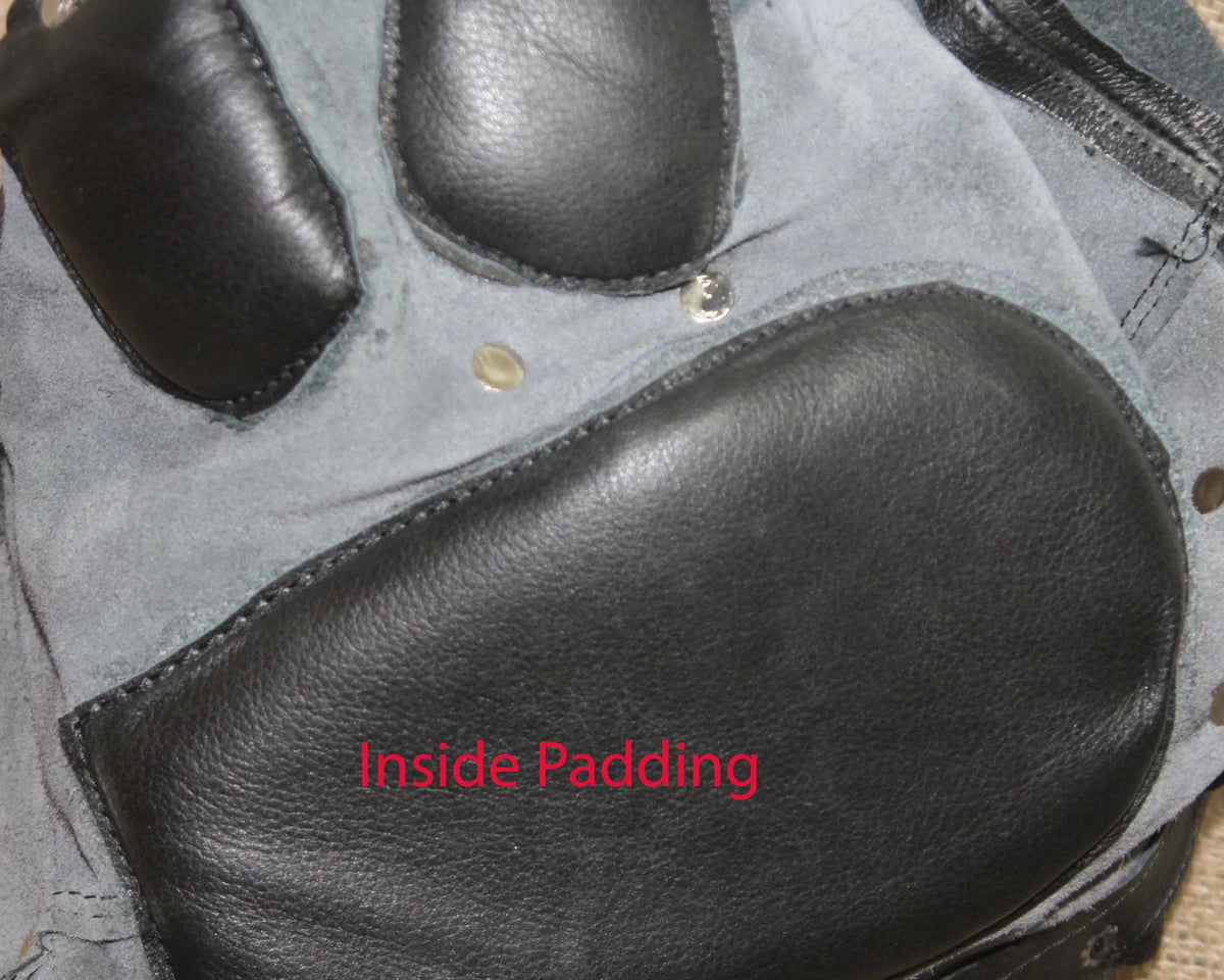 Cowhide Leather Sensory Deprivation Hood Padded & Lockable BDSM Mask | Costume Reenactment Gear