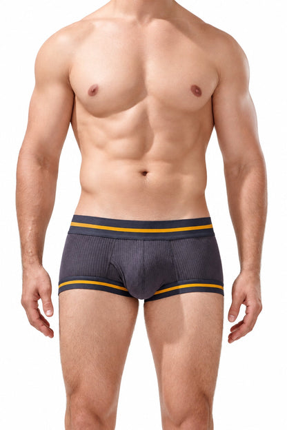 Men's Boxer Briefs , Breathable & Solid Colors