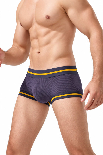 Men's Boxer Briefs , Breathable & Solid Colors
