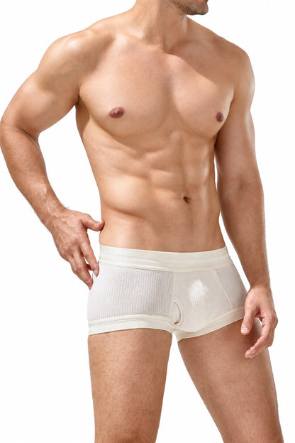 Men's Boxer Briefs , Breathable & Solid Colors