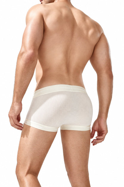 Men's Boxer Briefs , Breathable & Solid Colors