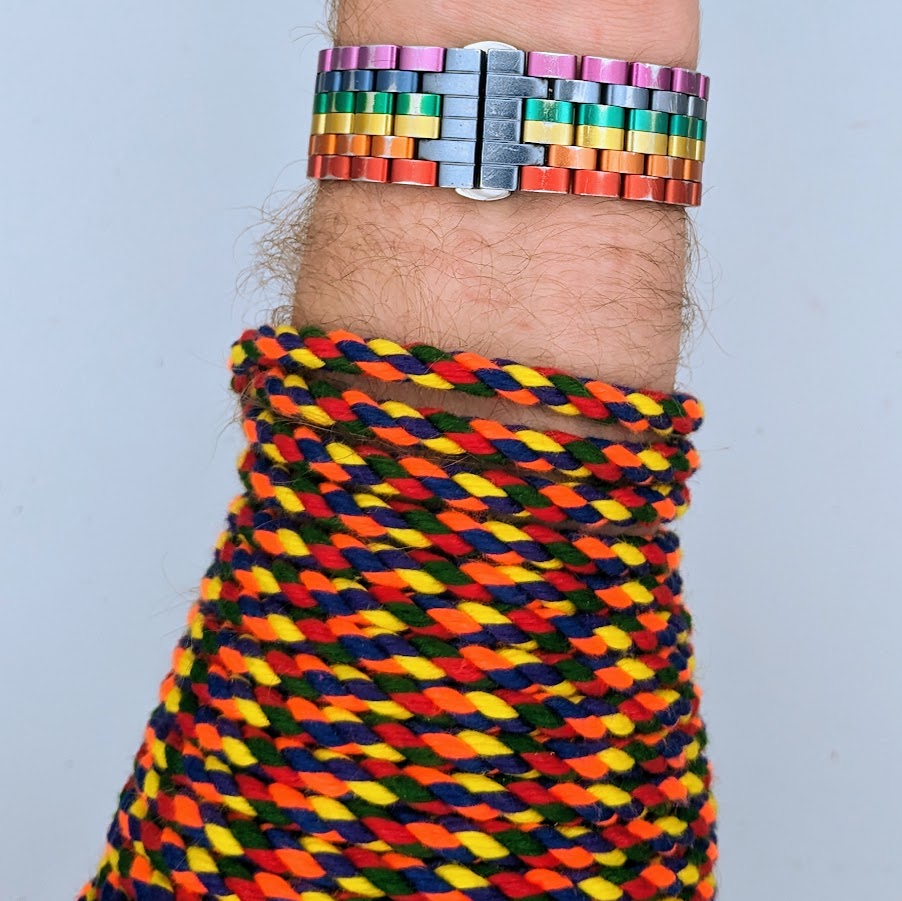 Rainbow POSH - 3 Strand Spun Polyester Bondage Rope - Synthetic Hemp - 6mm