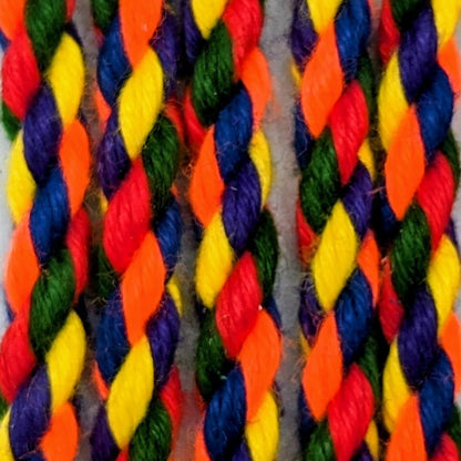 Rainbow POSH - 3 Strand Spun Polyester Bondage Rope - Synthetic Hemp - 6mm