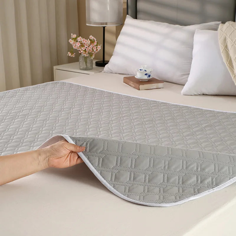 Washable Incontinence Pads Leak Proof Pet Bed Mats Waterproof Reusable for Elderly Dogs Cats Home Care Odor Control Multi Size