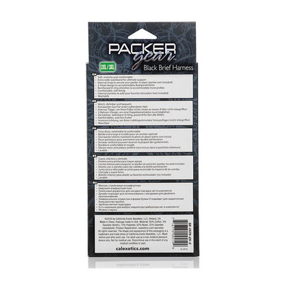 Packer Gear Brief Harness - Black (2X/3X)
