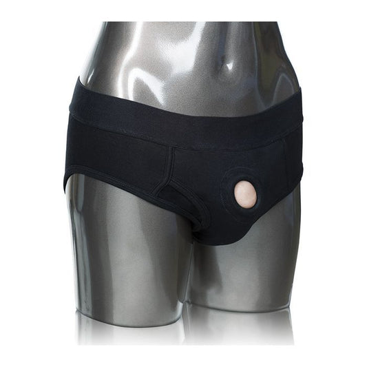 Packer Gear Brief Harness - Black (2X/3X)