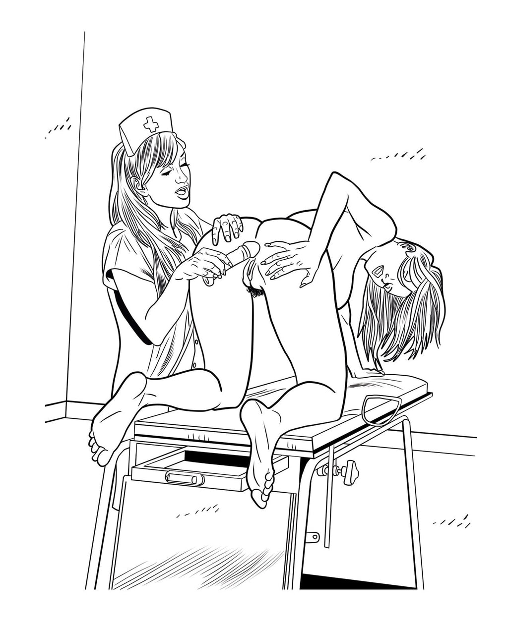 XXX Nurses Coloring Book