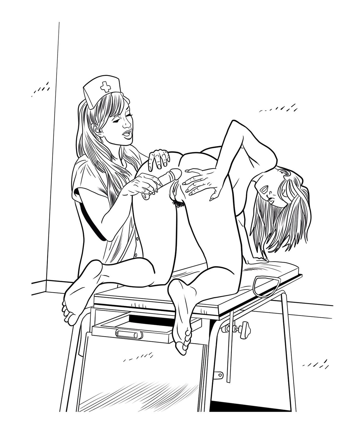 XXX Nurses Coloring Book