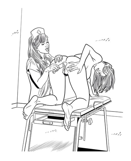 XXX Nurses Coloring Book