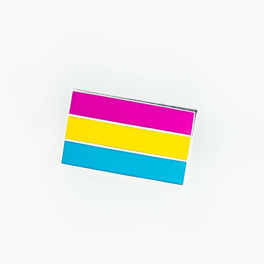 Pansexual Flag Pin – Hard Enamel Pride Flag Enamel Lapel Pin 1.25-Inch