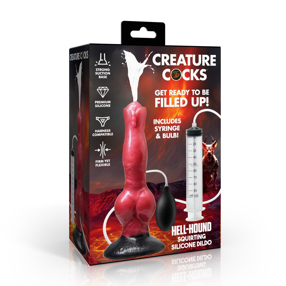 Creature Cocks Hell Hound Squirting Dildo