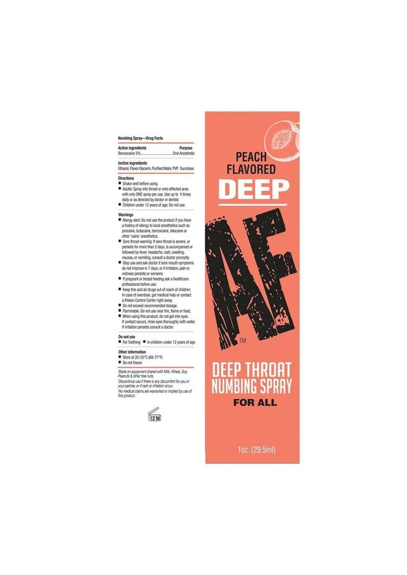 Deep AF Numbing Throat Spray
