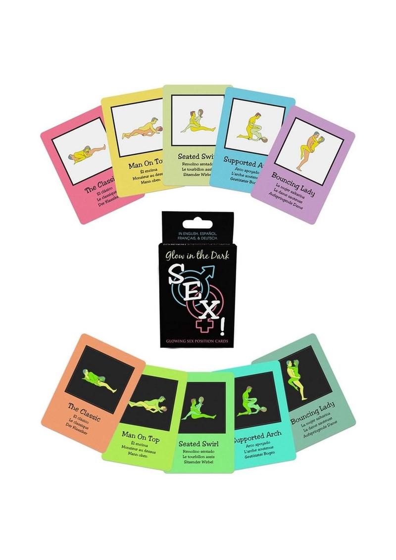 Glow in the Dark Sex Position Cards