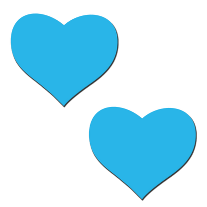 Love: Glow in the Dark Neon Heart Pasties Nipple Covers by Pastease®