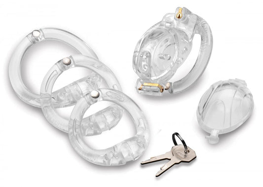 Master Series Lockdown Customizable Chastity Cage