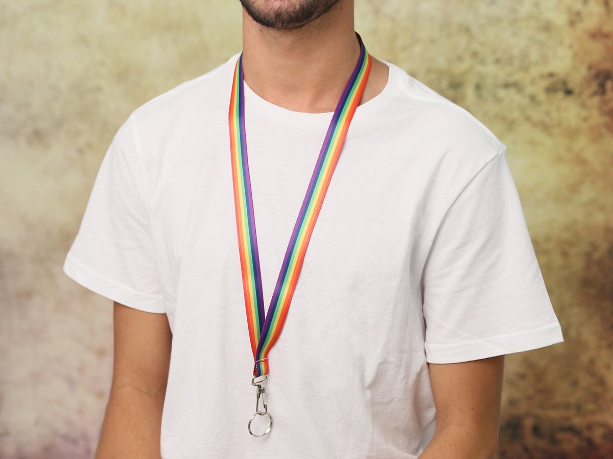 Rainbow Pride Flag Lanyards | Badge Holders