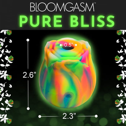 Glow Rose Glow-in-the-Dark Rainbow Rose Vibrator